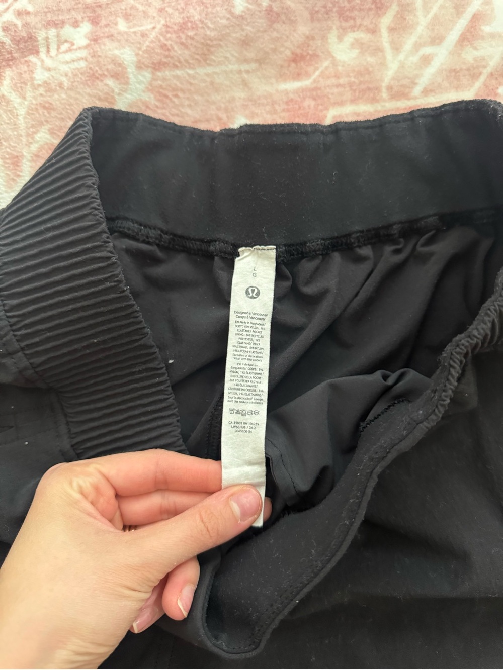lululemon athletica women’s Black Jogger Pants